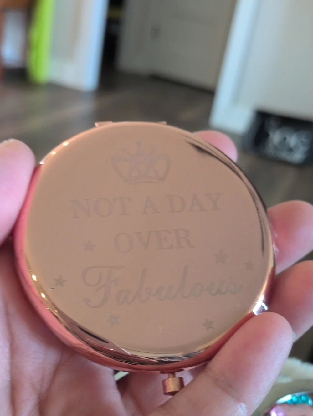 Rose Gold Compact Mirror - Not A Day Over Fabulous